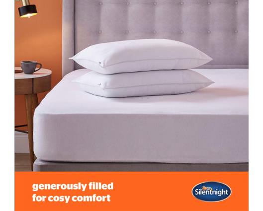 Silentnight Premium Warm and Cosy Pillow Pair