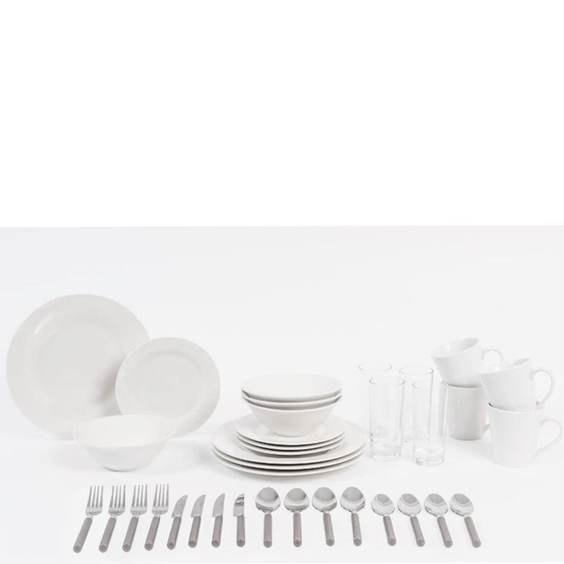 Sabichi 36pc Dining Set White