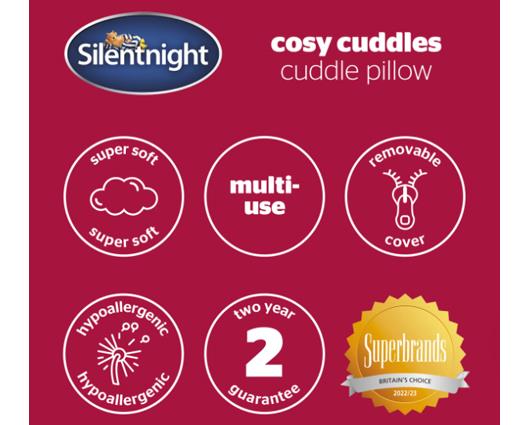 Silentnight Cosy Cuddles Cuddle Pillow