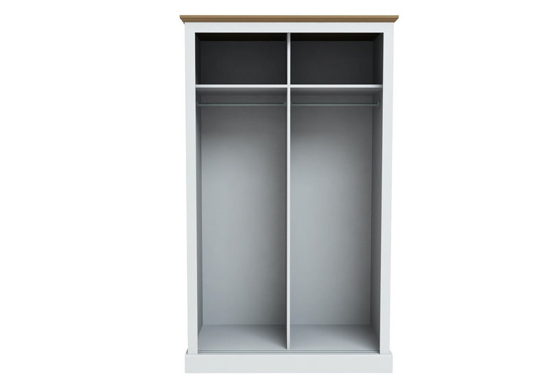 Dagwood 2 Door Sliding Wardrobe White