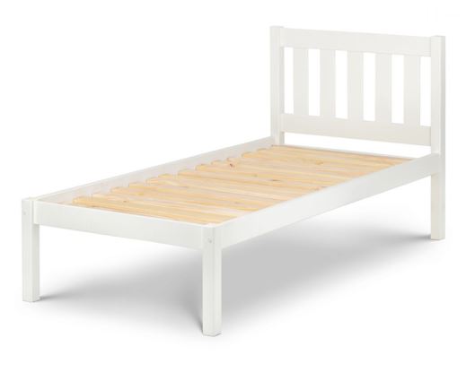 Luna Single Bed - Surf White