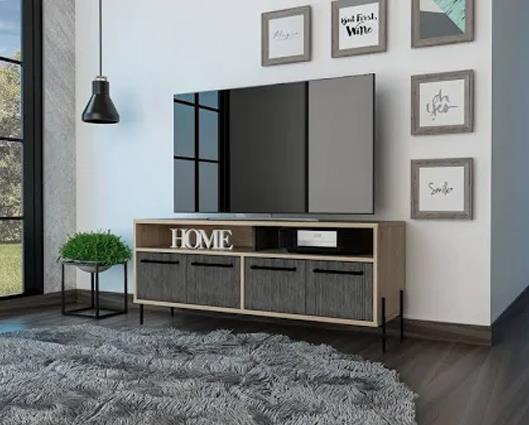 Harvard Wide Screen TV Rack with 4 Doors