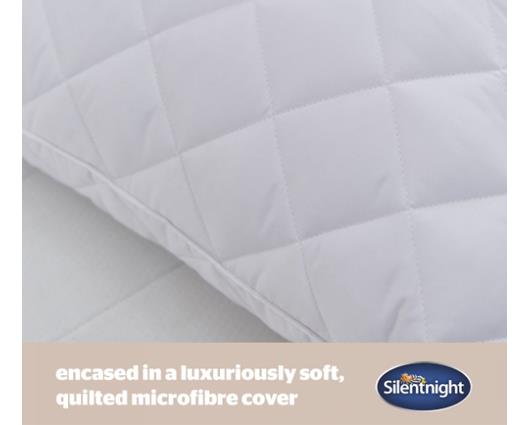 Silentnight Quilted Duck Feather Pillow