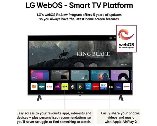 LG 50UR75006LK 50" Smart 4K Ultra HD HDR LED TV