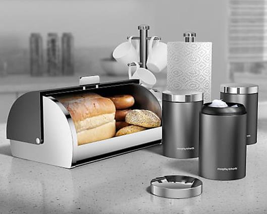 Morphy Richards Accents 6 Piece Storage Set - Titanium