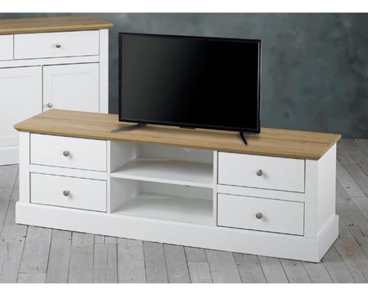 Devon TV Unit White