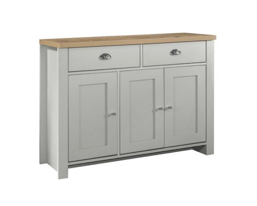 Harper 3 Door 2 Drawer Sideboard-Grey