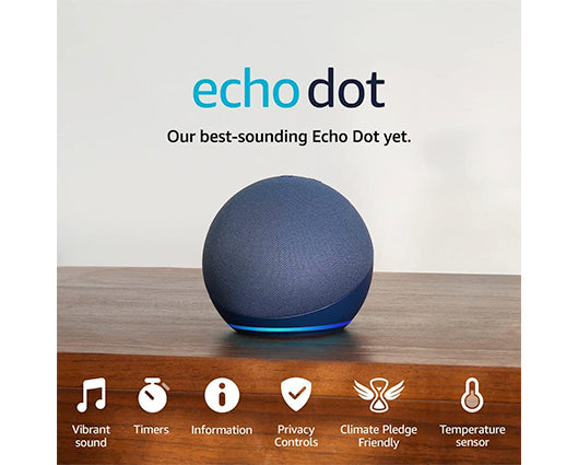 Amazon Echo Dot 5th Generation - Deep Sea Blue