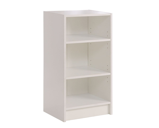 Small Narrow Bookcase-White