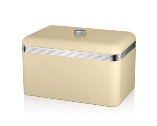 Swan Retro Bread Bin Cream